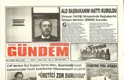 Giresun Gündem Gazetesi 24 Şubat 2006 - Alo Başbakanım Hattı Kuruldu GZ101526 - 1