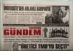 Giresun Gündem Gazetesi 25 Ekim 2007 Bulancakta Kaza 2 Yaralı - İsveçle Turizm İşbirliği - GZ44463 - 1