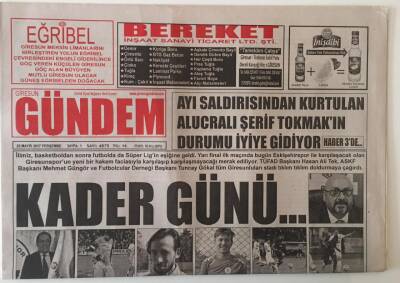 Giresun Gündem Gazetesi 25 Mayıs 2017 - Giresun Sporun Süper Ligin Eşiğine Geldi Yarı Final Maçında Kader Günü GZ28846 - 1