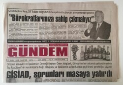 Giresun Gündem Gazetesi - 25 Şubat 2008 - GİSİAD Sorunları Masaya Yatırdı GZ43836 - 2