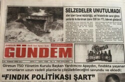 Giresun Gündem Gazetesi 25 Temmuz 2006-Halk Sağrakta Coştu GZ45731 - 1