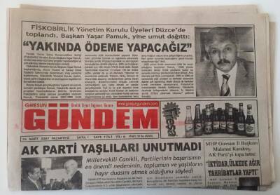 Giresun Gündem Gazetesi - 26 Mart 2007 - Ak Parti Yaşlılara Unutmadı - GZ43775 - 1