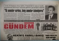 Giresun Gündem Gazetesi 27 Haziran 2007 Şahin Öz Anneler Varken Üvey Anneler İstemiyoruz -GZ44275 - 2