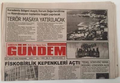 Giresun Gündem Gazetesi - 27 Nisan 2006 - Fiskobirlik Kepenekleri Açtı - GZ43769 - 2