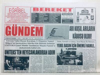 Giresun Gündem Gazetesi 27 Nisan 2017 - Unıteksten Heyecanlandıran Adım GZ42914 - 1
