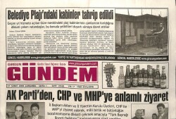 Giresun Gündem Gazetesi 27 Şubat 2008 - AK Partiden MHP Ve CHPye Anlamlı Ziyaret GZ101578 - 2