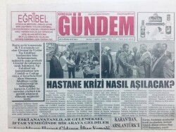 Giresun Gündem Gazetesi 28 Haziran 2016 - Hastane Krizi Nasıl Aşılacak? GZ43221 - 1