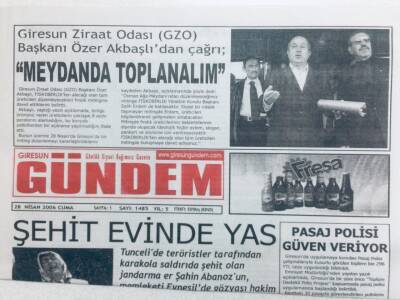 Giresun Gündem Gazetesi 28 Nisan 2006 - Görelespor Final İçin Sahada GZ41381 - 1