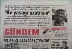 Giresun Gündem Gazetesi 29 Ağustos 2005 Polis Suçlulara Göz Açtırmıyor - GZ44897 - 1