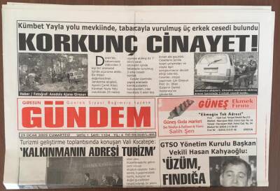 Giresun Gündem Gazetesi 29 Ocak 2005 - Kalkınmanın Adresi Turizm GZ10118 - 1