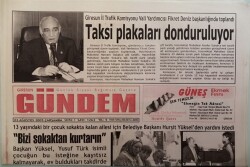 Giresun Gündem Gazetesi 3 Ağustos 2005 Doğu Karadenizin Sel Ve Heyelan Raporu - GZ44464 - 1