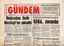 Giresun Gündem Gazetesi 3 Haziran 2003 - SEKA Zararda GZ101557 - 2