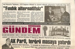 Giresun Gündem Gazetesi 3 Mart 2008 - AK Parti Terörü Masaya Yatırdı GZ101575 - 1