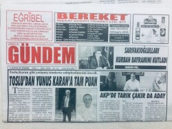 Giresun Gündem Gazetesi 31 Ağustos 2017 - AKPde Tarık Çakırda Aday GZ43218 - 2