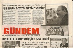Giresun Gündem Gazetesi 4 Şubat 2006 - Kredi Kullanmayan İşçiye İcra Takibi GZ101540 - 2