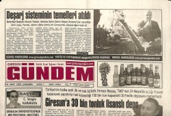 Giresun Gündem Gazetesi 5 Mart 2008 - Giresunda 30 Bin Tonluk Lisanslı Depo GZ101573 - 2