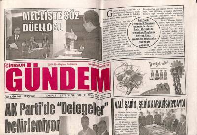Giresun Gündem Gazetesi 6 Ekim 2011 - Bahri Kaya,Daha İyi Oynayacağız GZ108112 - 1