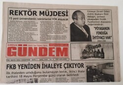 Giresun Gündem Gazetesi - 6 Mayıs 2006 - FKB Yeniden İhaleye Çıkıyor - GZ43684 - 1