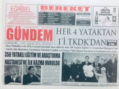 Giresun Gündem Gazetesi 7 Nisan 2017 - Akten Caniklinin Yeri Doldurulamaz Dedi GZ42913 - 1