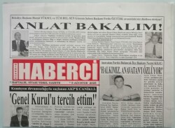 Giresun Haberci Gazetesi 9 Ağustos 2005 Anavatan partisi Bulancak İlçe Başkanı Necmi Kılıç Halkımız Anavatanı Özlüyor - GZ44280 - 1