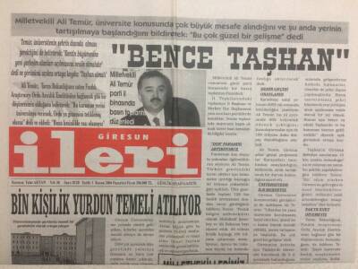 Giresun İleri Gazetesi 1 Kasım 2004 - Hava Kirliliği Uyarısı GZ32366 - 1