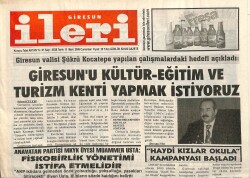 Giresun İleri Gazetesi 11 Mart 2006 - Fiskobirlik Yönetimi İstifa Etmelidir GZ101668 - 1