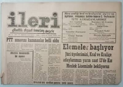Giresun İleri Gazetesi 11 Mayıs 1983 Fındık Destekleme Alımlarında Fiyatın 200 Lira Olması İsteniyor -GZ33303 - 1