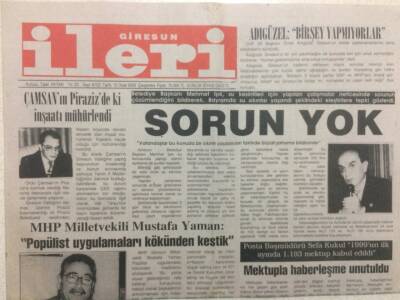 Giresun İleri Gazetesi 12 Ocak 2000 - Sorun Yok GZ32409 - 1