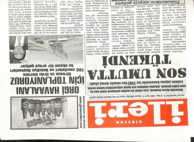 Giresun İleri Gazetesi 13 Haziran 2006 - Or-gi İçin Toplanıyoruz GZ108297 - 1
