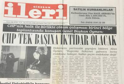 Giresun İleri Gazetesi 13 Mart 2000 -Üretici Fiskobirliğin Borçunu Sıfırlamasını Bekliyor GZ30891 - 1
