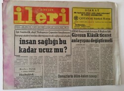 Giresun İleri Gazetesi - 13 Ocak 1992 - Giresun Klasik Ticaret Anlayışını Değiştirmeli - GZ43849 - 1