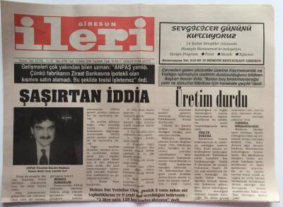 Giresun İleri Gazetesi 14 Şubat 2000 - CHP Çözüm Zirvesi Yaptı GZ39196 - 1