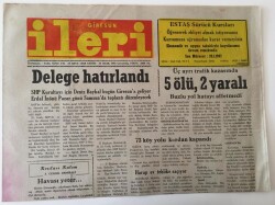Giresun İleri Gazetesi - 15 Ocak 1992 - Şenlik Hazırlığı Başladı - GZ43858 - 1