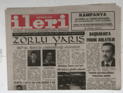 Giresun İleri Gazetesi 17 Temmuz 2003 - Başbakana Fındık Anlatıldı GZ5895 - 1