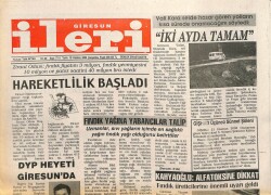 Giresun İleri Gazetesi 18 Haziran 2003 - Fındık Yağına Yabancılar Talip GZ101694 - 2