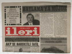 Giresun İleri Gazetesi 18 Haziran 2004 - Giresun Adası Yeniden Ziyarete Açıldı GZ5233 - 1