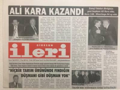Giresun İleri Gazetesi 19 Aralık 2005 - Hiçbir Tarım Ürününde Fındığın Düşmanı Gibi Düşman Yok GZ32319 - 1