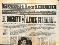 Giresun İleri Gazetesi 19 Temmuz 2005 - Bu Doğruyu Söylemek Gerekirdi GZ101695 - 2