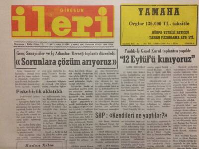Giresun İleri Gazetesi 2 Mart 1992 - Fiskobirlik Aldatıldı GZ35519 - 1