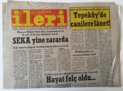 Giresun İleri Gazetesi - 2 Ocak 1992 - SEKA Yine Zararda - GZ43869 - 1
