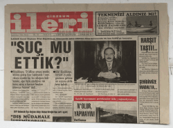 Giresun İleri Gazetesi 20 Nisan 1993 - Şampiyonluğa Ramak Kaldı... GZ5541 - 1