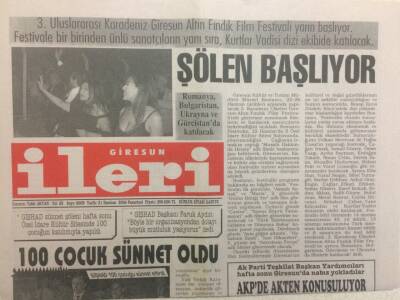 Giresun İleri Gazetesi 21 Haziran 2004 - 100 Çocuk Sünnet Oldu GZ32370 - 1