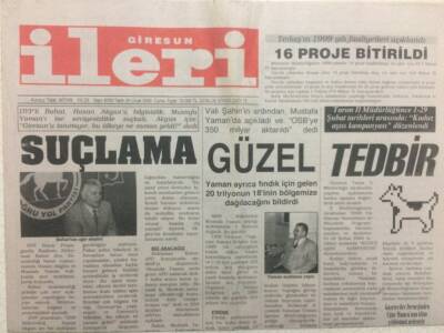 Giresun İleri Gazetesi 21 Ocak 2000 - Tedaş16 Proje Bitirildi GZ32407 - 1