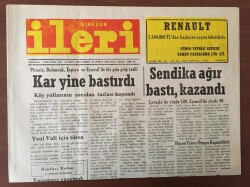 Giresun İleri Gazetesi 21 Şubat 1992 - Kar Yine Bastırdı Köy Yollarının Yarısı Kapandı GZ10212 - 2