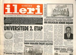 Giresun İleri Gazetesi 21 Şubat 2006 - Üniversitede 2. Etap GZ101651 - 2
