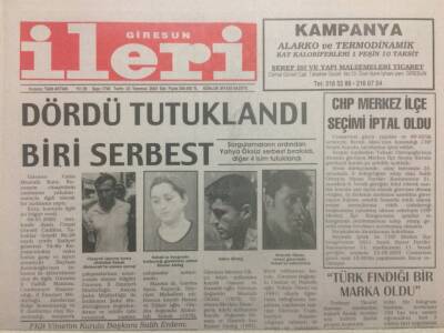 Giresun İleri Gazetesi 22 Temmuz 2003 - Türk Fındığı Bir Marka Oldu GZ38332 - 1