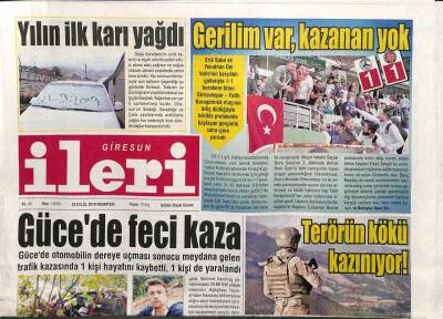 Giresun İleri Gazetesi 23 Eylül 2019 - Avrupalılarla Aramızdaki En Belirgin Farklar GZ109461 - 1