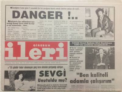 Giresun İleri Gazetesi 23 Mart 1993 - Sevgi Unutuldu mu ? GZ38339 - 1