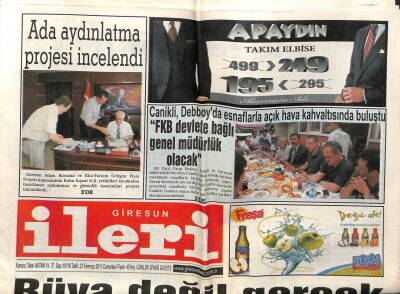 Giresun İleri Gazetesi 23 Temmuz 2011 - FKB Devlete Bağlı Genel Müdürlük Olacak GZ108703 - 1