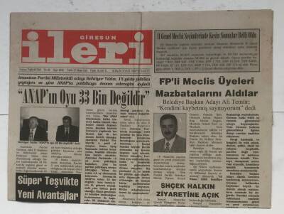 Giresun İleri Gazetesi 27 Nisan - Belediyede Operasyon GZ8283 - 1